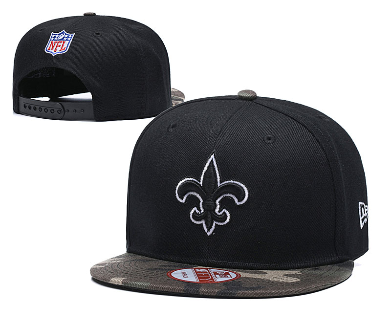 Saints Team Logo Black Adjustable Hat TX