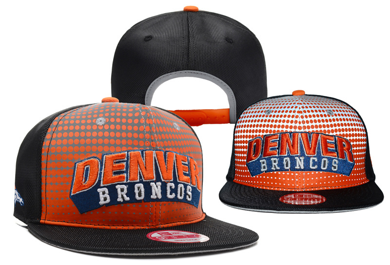Broncos Fresh Logo Orange Black Adjustable Hat YD