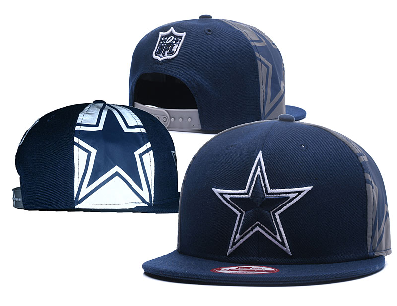 Cowboys Fresh Sliver Navy Adjustable Hat GS