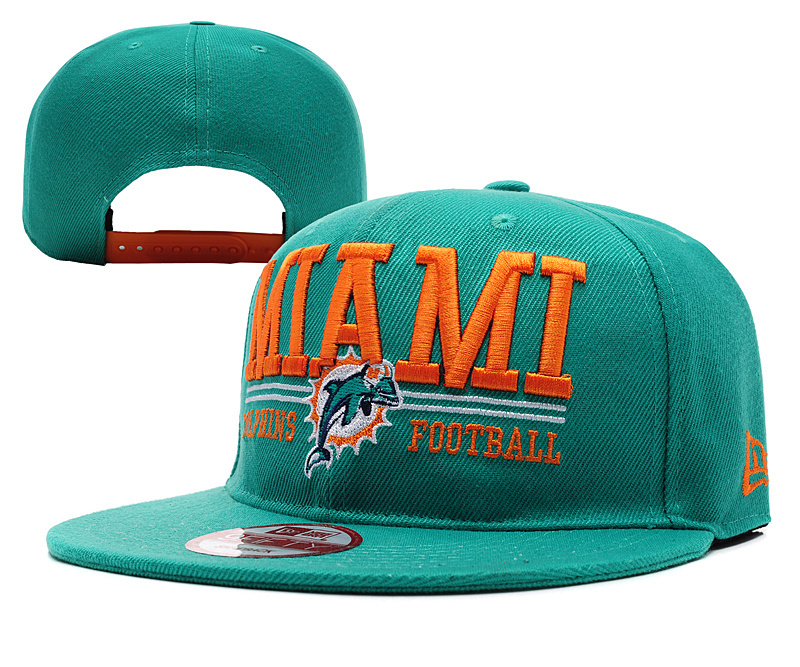 Dolphins Team Logo All Blue Adjustable Hat YD