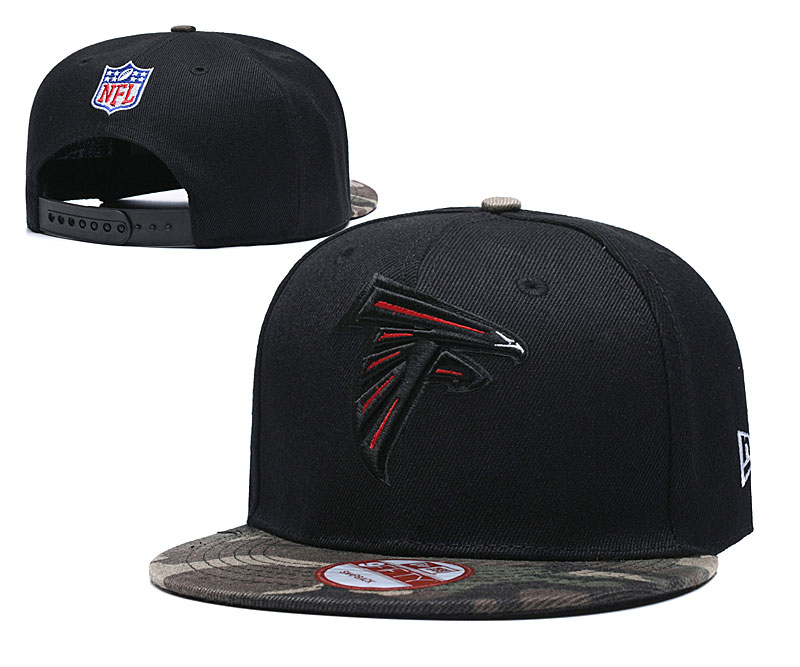 Falcons Team Logo Black Adjustable Hat TX