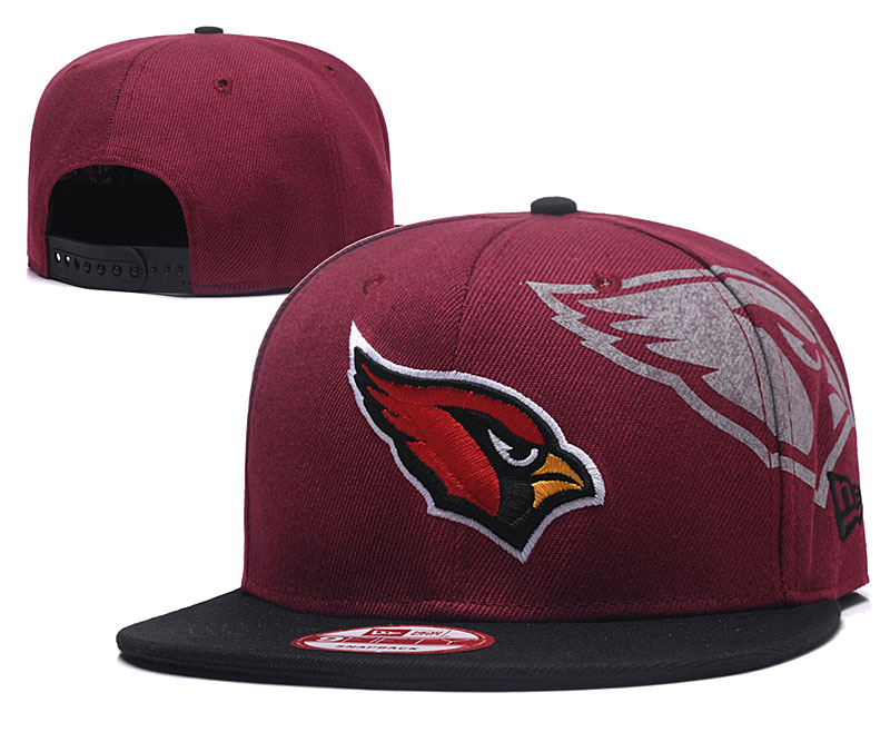 Falcons Team Logo Red Black Adjustable Hat GS