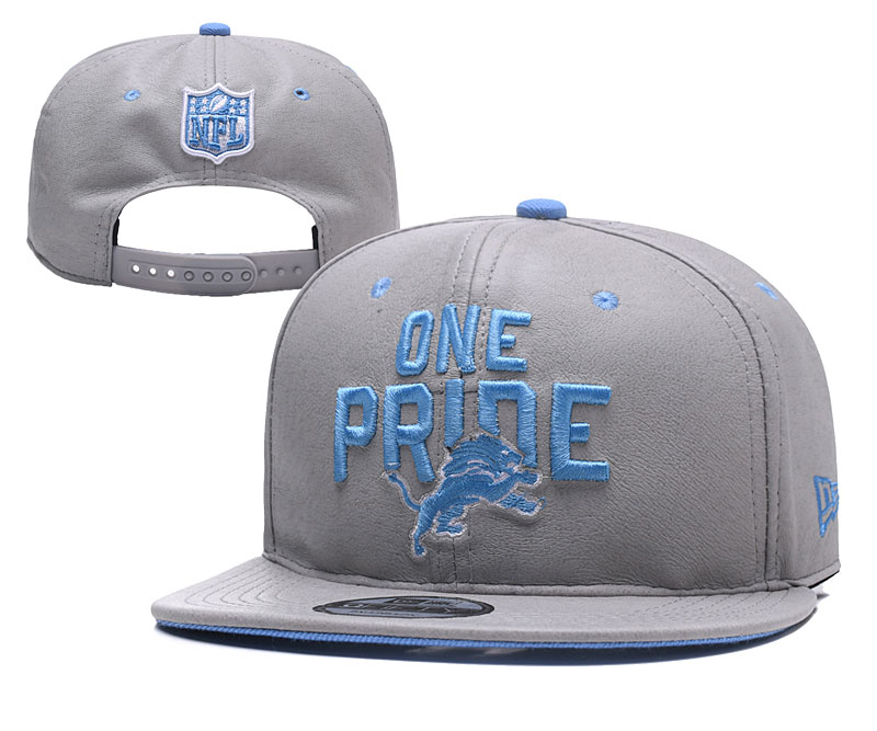 Lions Fresh Logo Gray Adjustable Hat YD