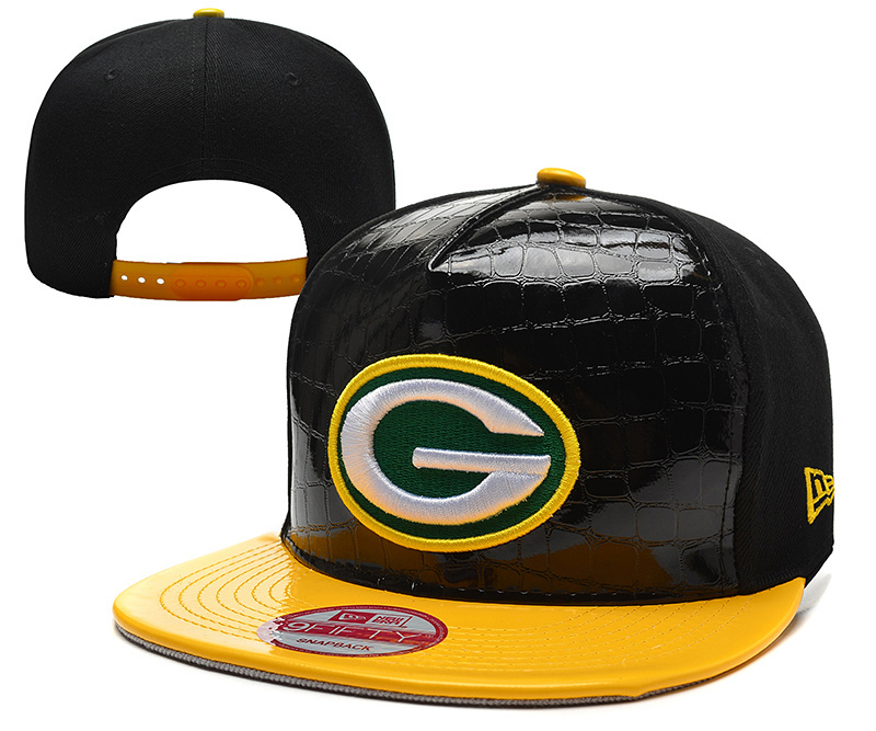 Packers Team Logo Black Adjustable Hat YD