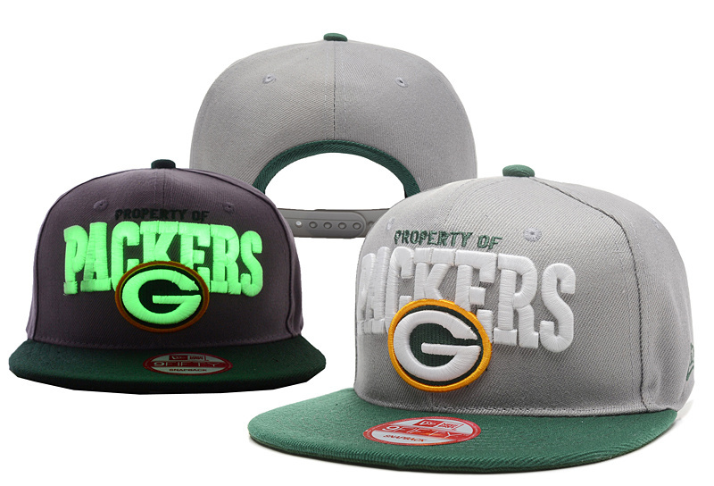 Packers Team Logo Gray Green Adjustable Hat YD