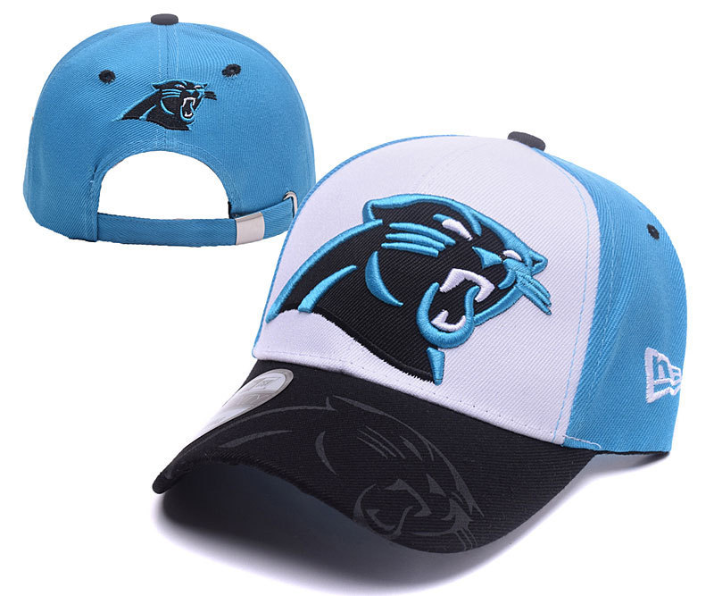Panthers Fresh Logo Blue Peaked Adjustable Hat YD