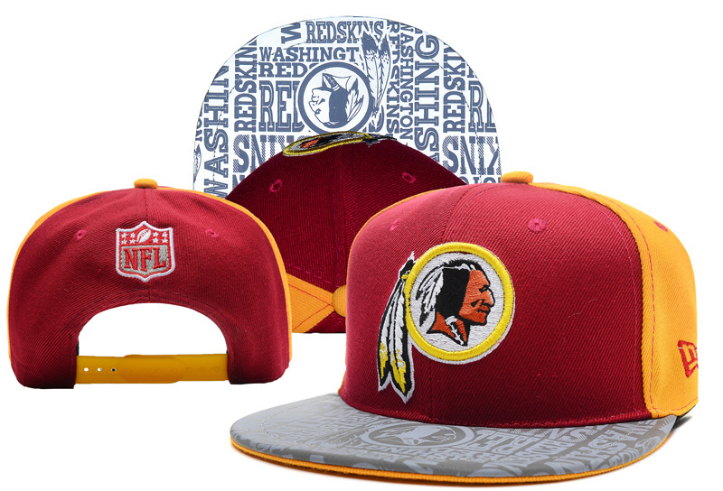 Redskins Fresh Logo Red Yellow Adjustable Hat YD