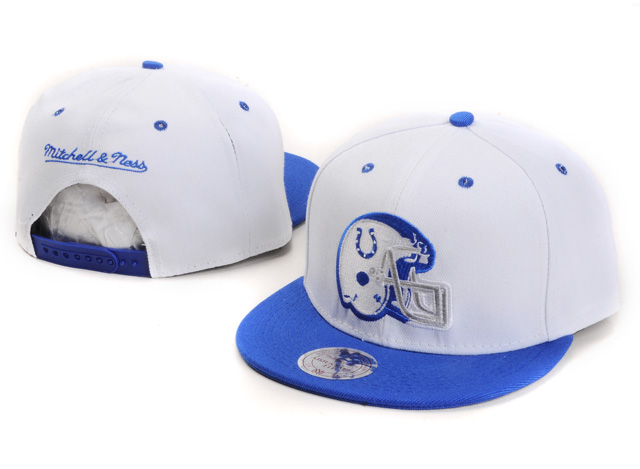 Browns Team Logo White Mitchell & Ness Adjustable Hat GS