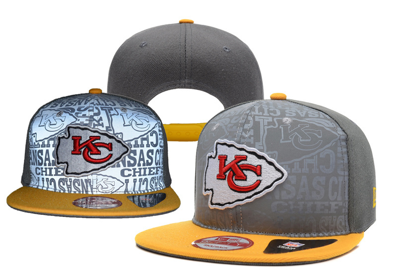 Chiefs Fresh Logo Gray Adjustable Hat YD