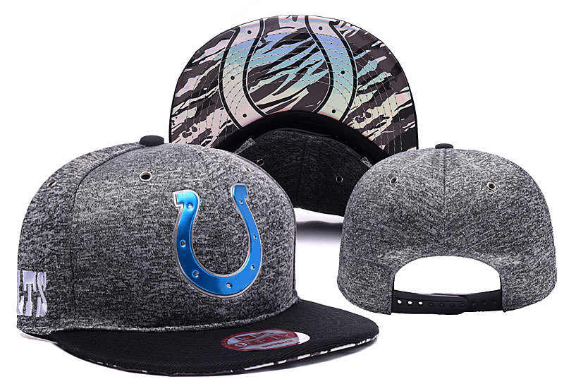 Colts Fresh Logo Stone Gray Adjustable Hat YD