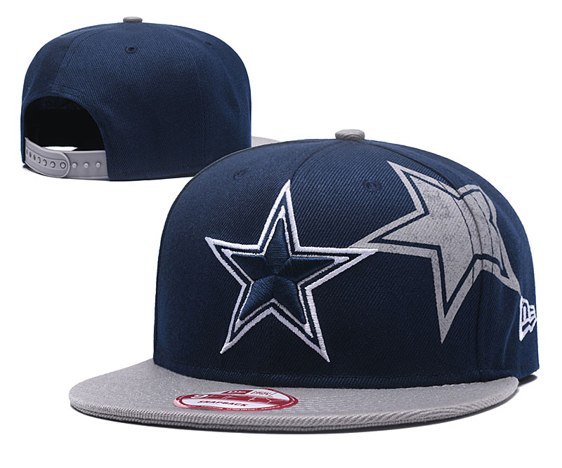 Cowboys Fresh Navy Gray Adjustable Hat GS