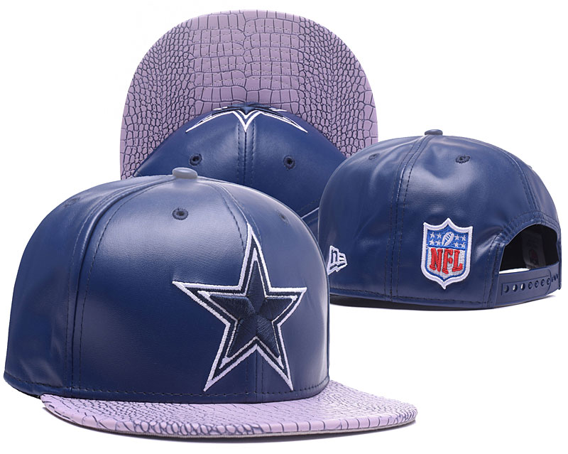 Cowboys Team Navy Gray Adjustable Hat GS