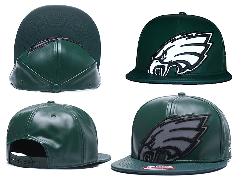Eagles Team Big Logo Green Adjustable Hat GS