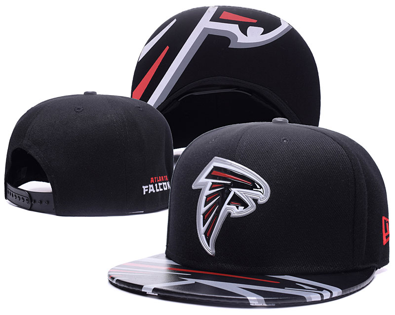 Falcons Fresh Big Logo Black Adjustable Hat GS