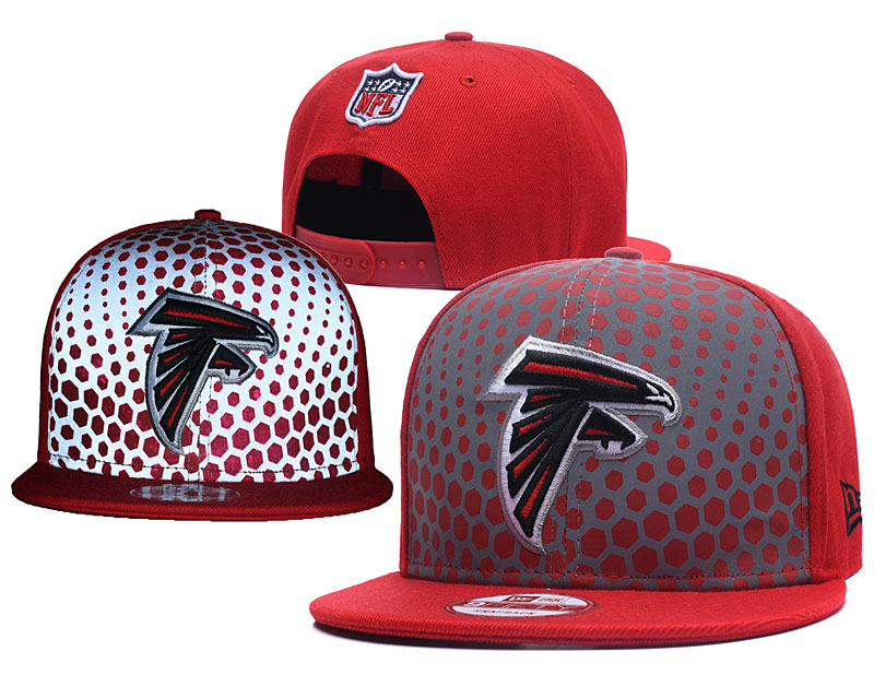 Falcons Team Logo Red Adjustable Hat GS