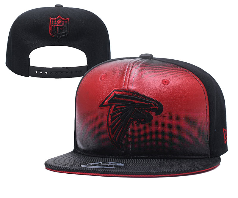 Falcons Team Logo Red Black Adjustable Hat YD