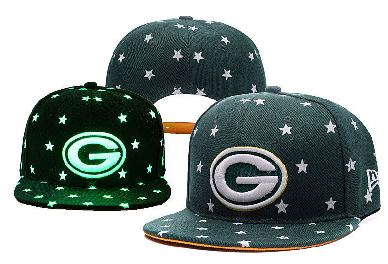 Packers Fresh Logo Green With Star Adjustable Luminous Hat YD