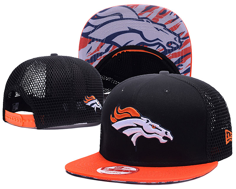 Panthers Team Logo Black Orange Adjustable Hat GS
