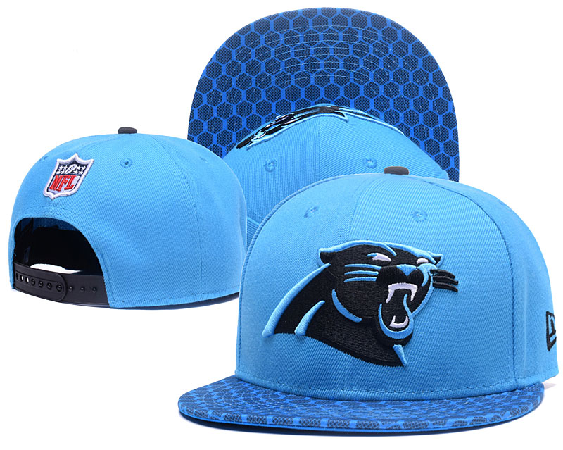 Panthers Team Logo Blue Adjustable Hat GS