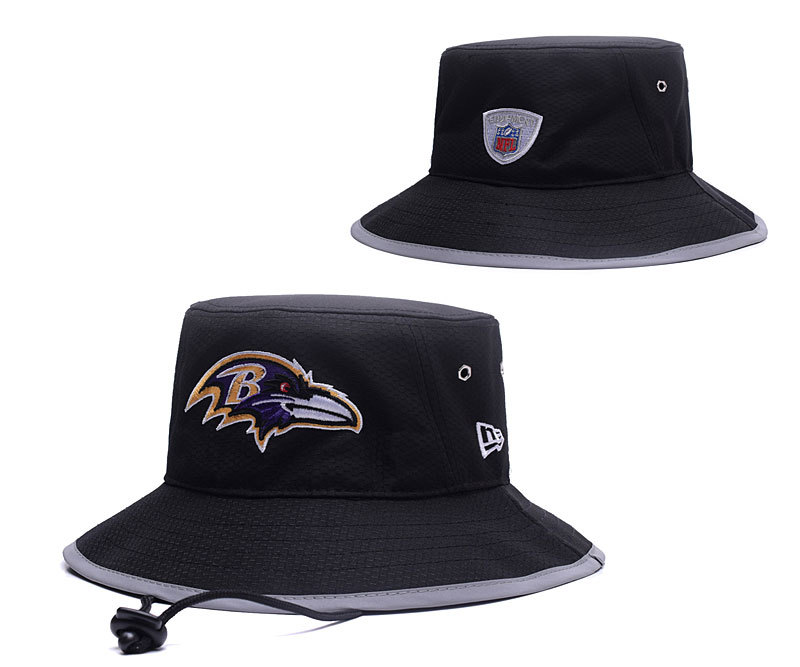 Ravens Team Black Wide Brim Hat YD