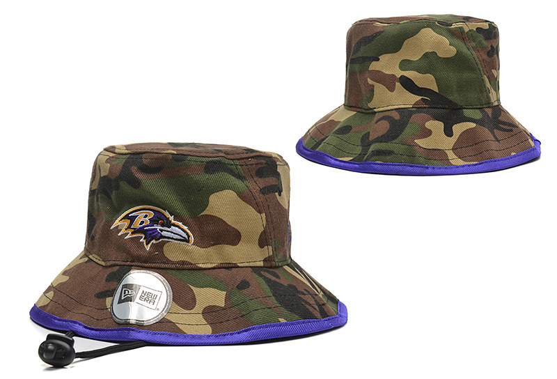 Ravens Team Camo Wide Brim Hat YD