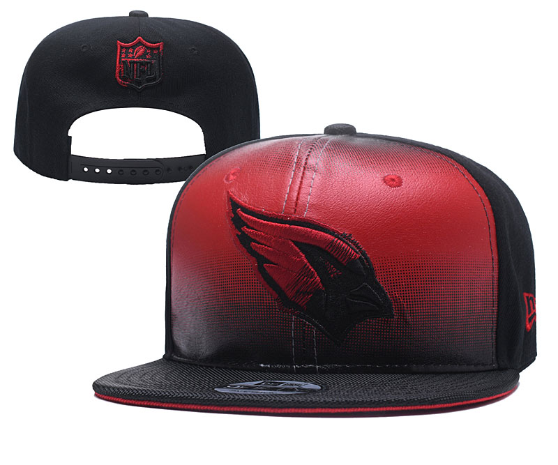 Arizona Cardinals Team Logo Red Black Adjustable Hat YD - Click Image to Close