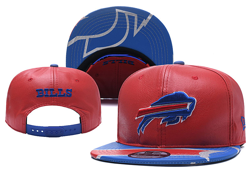Bills Team Logo Red Blue Adjustable Hat YD - Click Image to Close