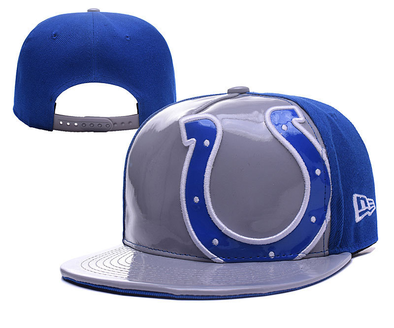 Colts Team Logo Leather Adjustable Hat YD