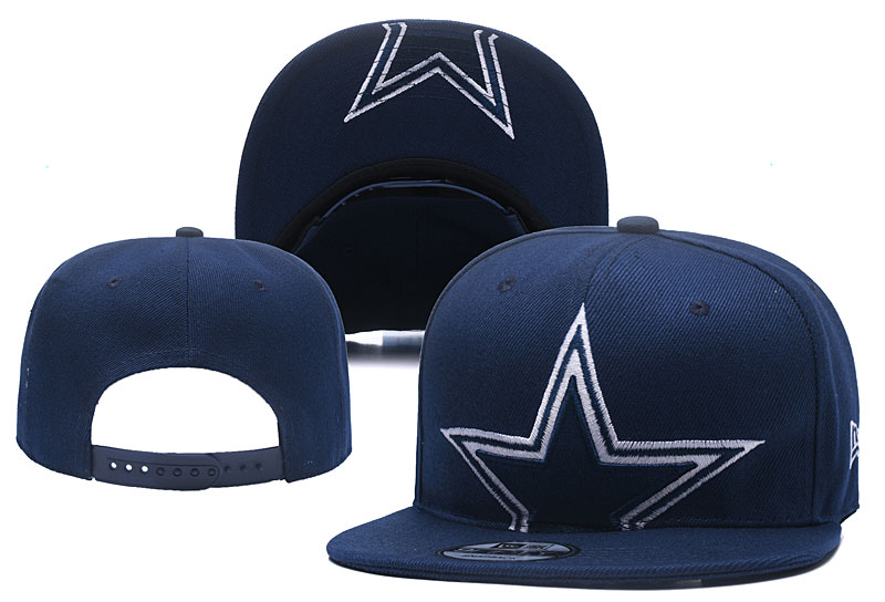 Cowboys Team Logo Navy Adjustable Hat YD