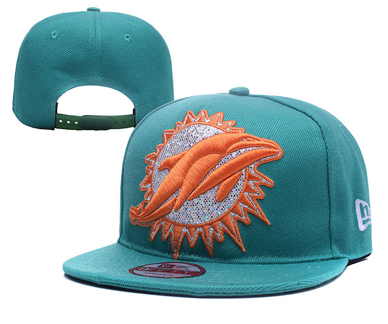 Dolphins Team Big Logo Blue Adjustable Hat YD