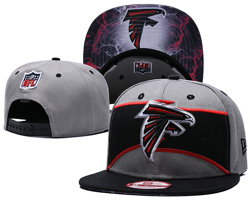Falcons Team Logo Gray Adjustable Hat GS