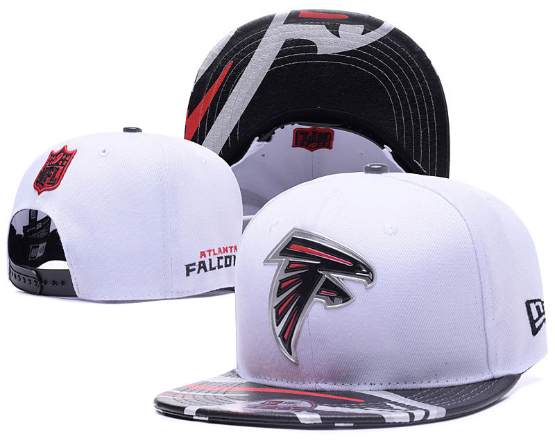 Falcons Team Logo White Adjustable Hat YD