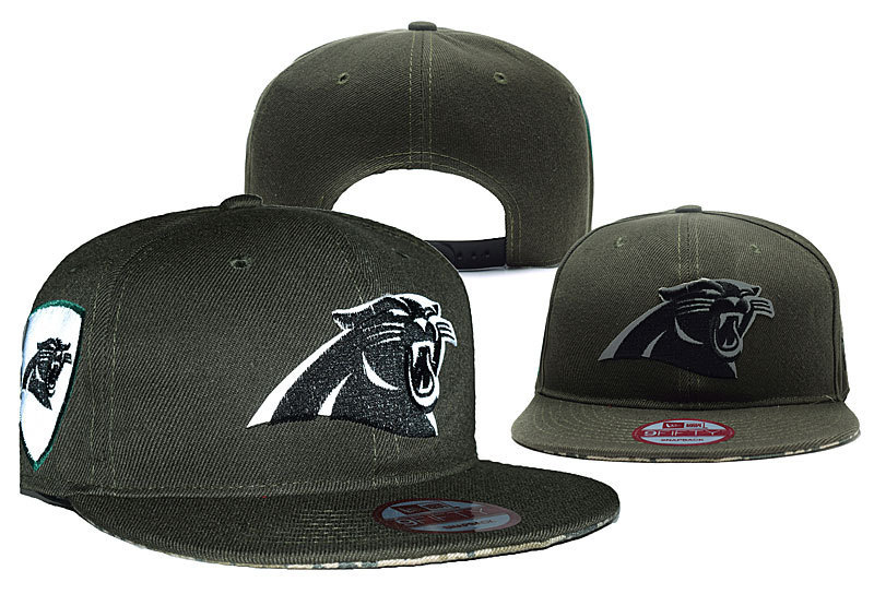 Panthers Fresh Logo Olive Adjustable Hat YD