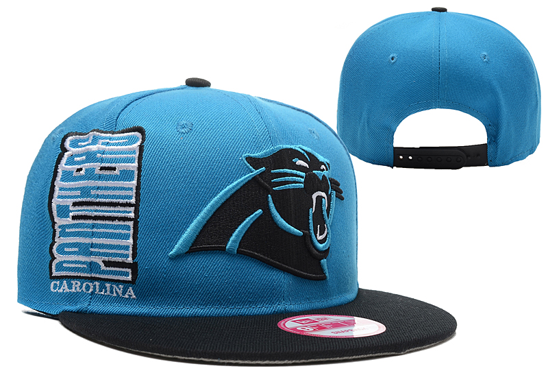 Panthers Team Logo Blue Adjustable Hat LX