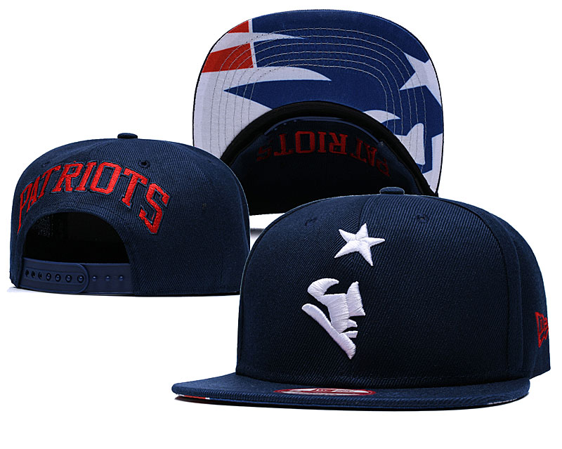 Patriots Team Logo Navy Adjustable Hat GS