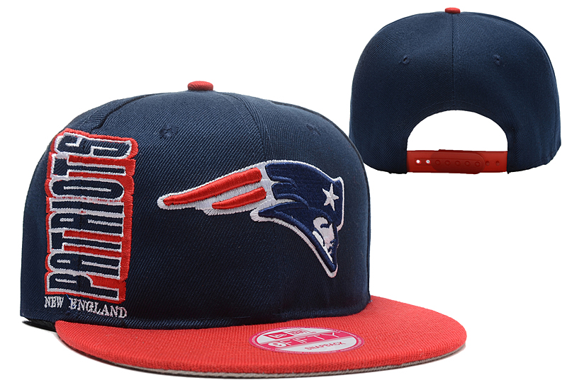 Patriots Team Logo Navy Adjustable Hat LX