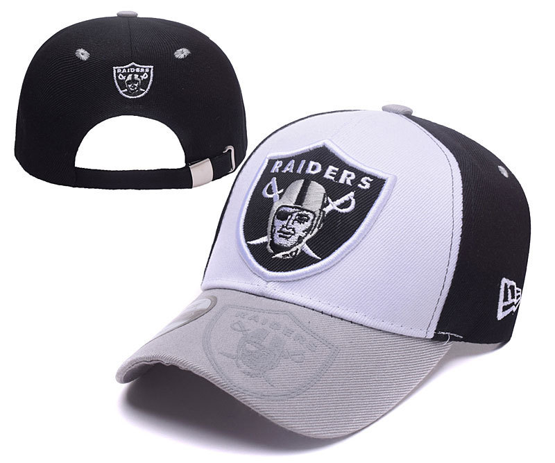 Raiders Fresh Logo White Adjustable Hat YD
