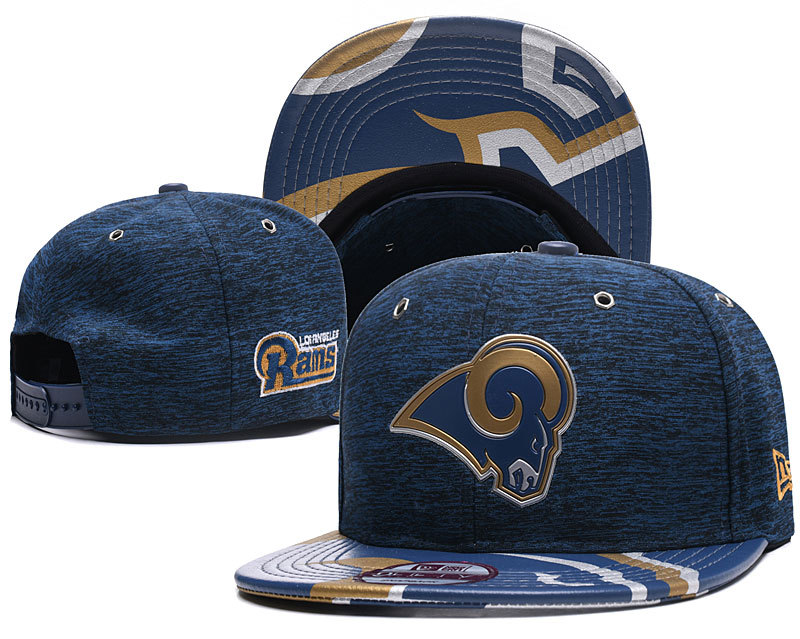 Rams Team Logo Navy Adjustable Hat YD