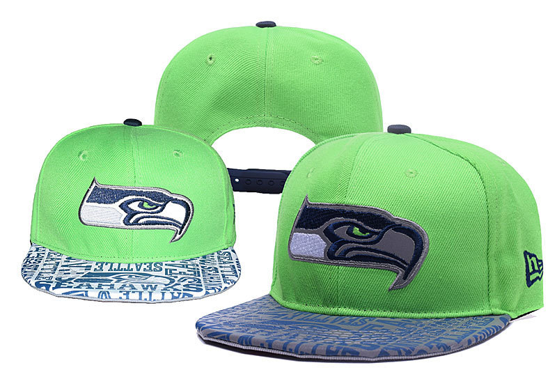 Seahawks Fresh Logo Green Adjustable Hat YD