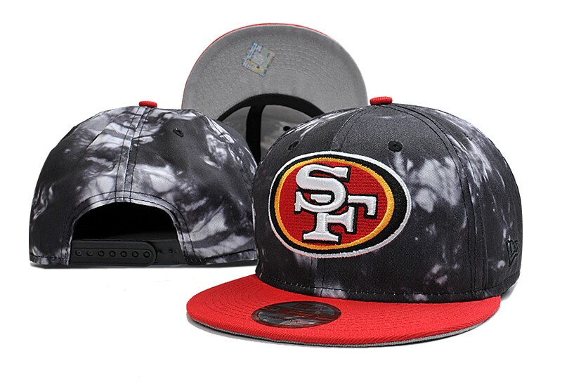 49ers Team Logo Dark Red Adjustable Hat LT