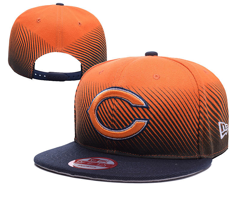 Bears Team Logo Orange Adjustable Hat YD