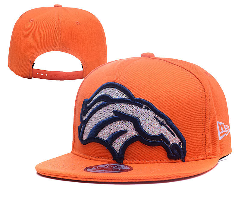 Broncos Team Logo All Orange Adjustable Hat YD