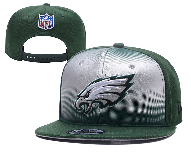 Eagles Team Logo Green Adjustable Hat YD
