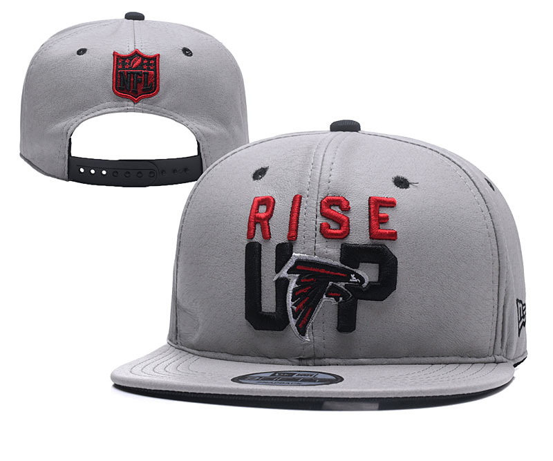 Falcons Team Logo All Gray Adjustable Hat YD