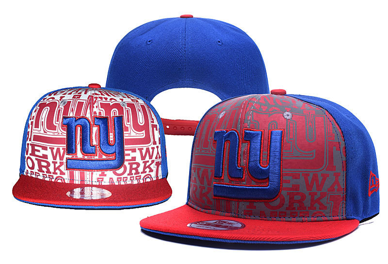 New York Giants Team Logo Red Royal Adjustable Hat YD