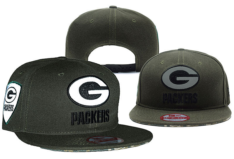 Packers Team Logo Olive Adjustable Hat YD