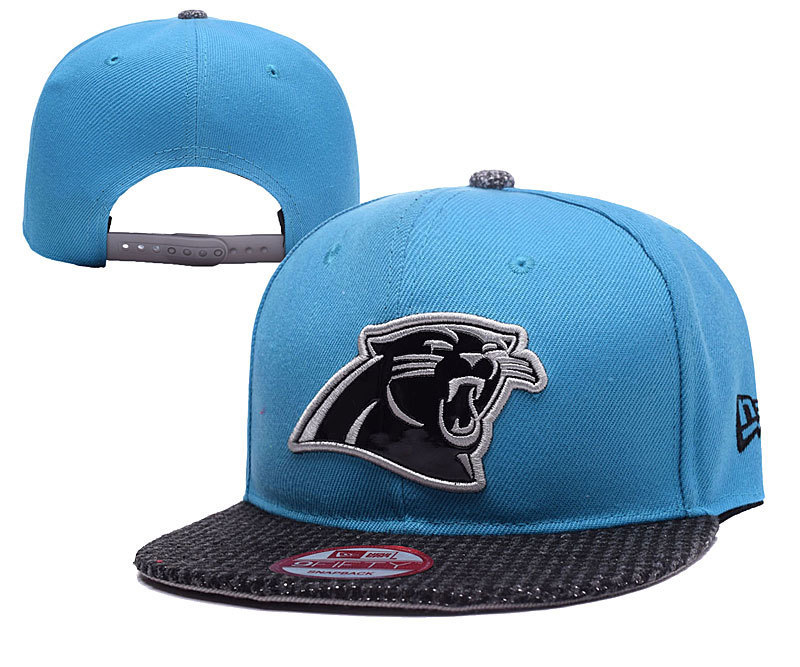 Panthers Fresh Logo Blue Black Adjustable Hat YD