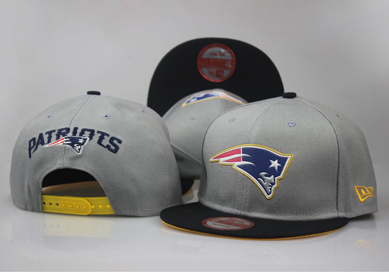 Patriots Fresh Gray Black Adjustable Hat LT