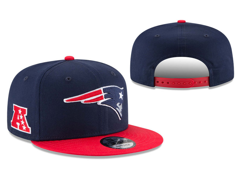 Patriots Fresh Logo Navy Red Adjustable Hat LT