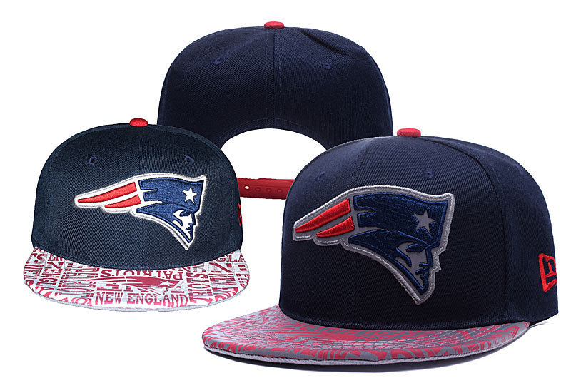 Patriots Team Big Logo Navy Adjustable Hat YD